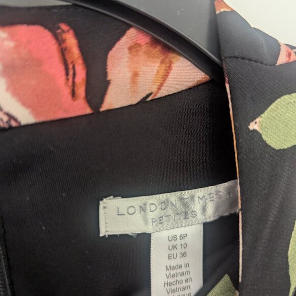 London Times Sheath Dress - Black - Picture 3 of 3